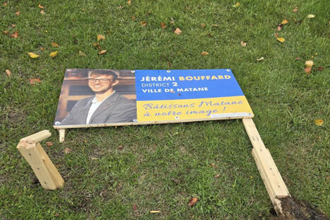 Matane | Acte de vandalisme dans le cadre des &eacute;lections municipales | Revue de presse La Matanie | Scoop.it