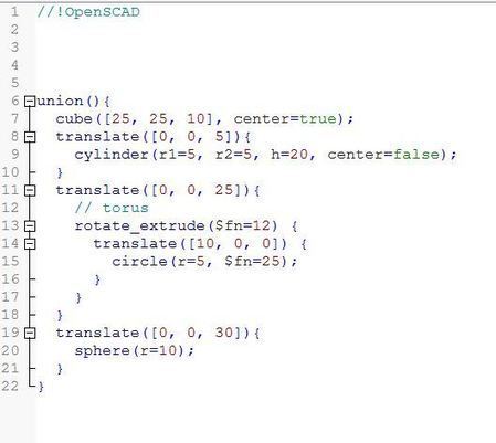 Estoy en ello...: El modelado 3D, que tanto miedo daba, no es tan difícil. #OpenSCad y #BlocksCAD | TECNOLOGÍA_aal66 | Scoop.it
