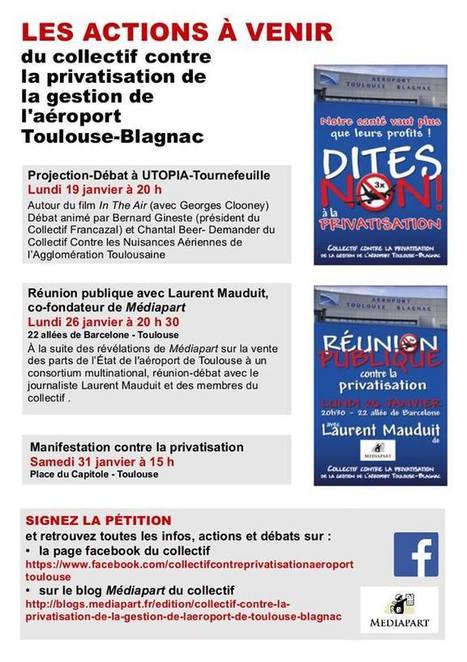 Vous avez dit privatisation de l'aéroport  Toulouse Blagnac ? - ReCap21 | La lettre de Toulouse | Scoop.it
