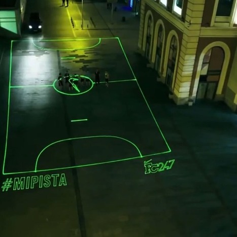 Nike Sets Up Laser Soccer Fields Across Madrid | 21st Century Innovative Technologies and Developments as also discoveries, curiosity ( insolite)... | Scoop.it