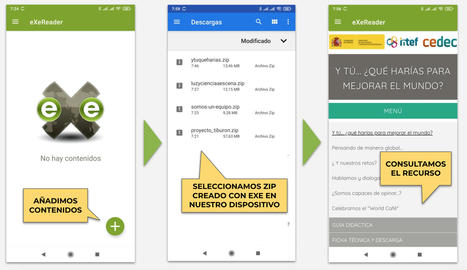 Artículo: eXeReader, visor de materiales creados con eXe para dispositivos móviles  | TIC & Educación | Scoop.it