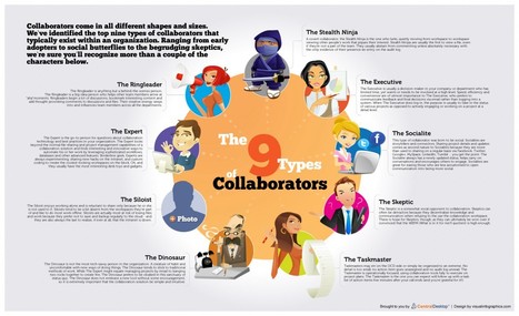 The 9 Types of Collaborators [Infographic] | Startup Revolution | Scoop.it