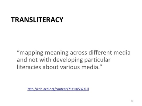 Introducing transliteracy | 21st Century Learning and Teaching | Scoop.it