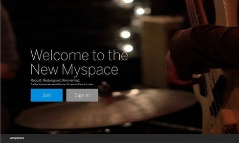 New MySpace launches out of beta | Latest Social Media News | Scoop.it