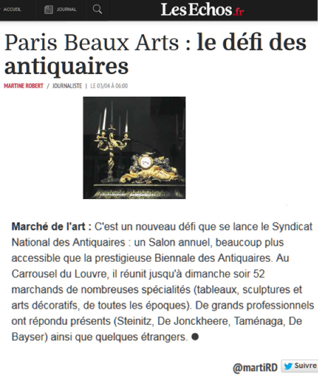 Paris Beaux Arts : le défi des antiquaires | Paris Beaux-Arts | Scoop.it