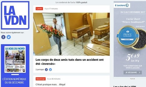 La Voix du Nord lance LA VDN, un condens&eacute; d&rsquo;actu gratuit &agrave; partager sur les r&eacute;seaux sociaux | DocPresse ESJ Lille | Scoop.it
