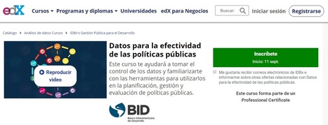 Datos para la efectividad de las políticas públicas: MOOC | Evaluación de Políticas Públicas - Actualidad y noticias | Scoop.it