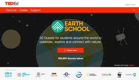 Earth School - An Immersive 30 Day Nature Adventure via TedEd | iGeneration - 21st Century Education (Pedagogy & Digital Innovation) | Scoop.it