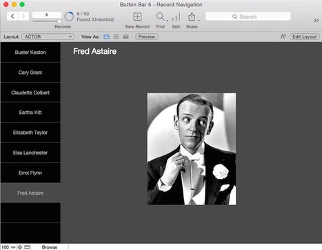 FileMaker 14 – Button Bars | Learning Claris FileMaker | Scoop.it