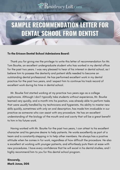 essay for dental school