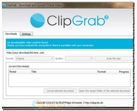 ClipGrab - Un outil idéal pour télécharger et convertir des vidéos | TICE et langues | Scoop.it