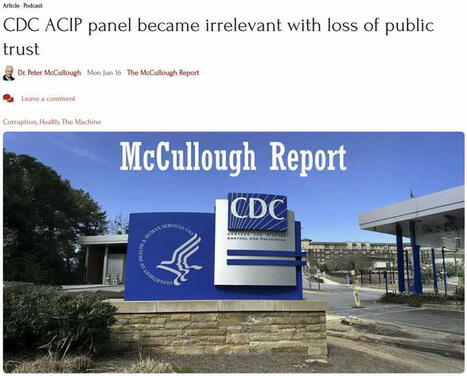 The ACIP has never been questioned by the general public in term of trust. | Jocelyn M. | Hésitations Vaccinales: Observatoire HESIVAXs | Scoop.it