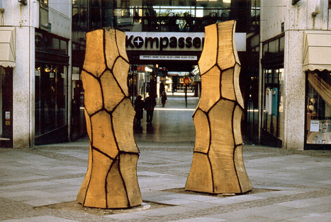 David Nash: Two Cut Corners Columns | Art Installations, Sculpture, Contemporary Art | Scoop.it