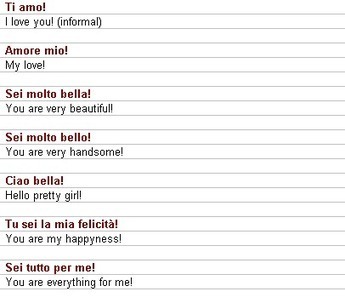 Love Phrase In Italian Word Of The Day Scoop It