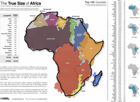 [Rêve/Réalité] Numéro 7 : La taille de l’Afrique! | w3sh magazine | Revue de presse "Afrique" | Scoop.it