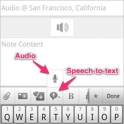 Evernote for Android Update: Speech-to-text and Big Widget Enhancements | iSchoolLeader Magazine | Scoop.it