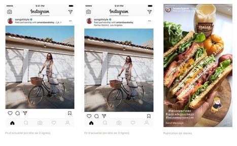 Instagram lance un nouveau format publicitaire pour les contenus sponsorisés des influenceurs | e-Social + AI DL IoT | Scoop.it