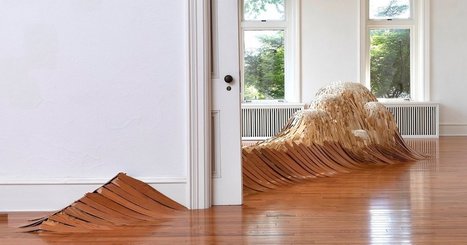 floorboards burst in wooden sculptures by serra victoria bothwell fels | Inspired By Design | Scoop.it