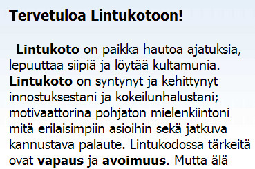 Lintukoto | 1Uutiset - Lukemisen tähden | Scoop.it