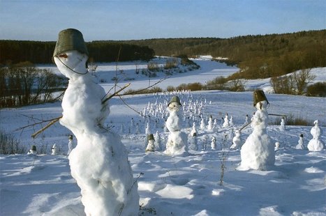 Nikolay Polissky, Konstantin Batynkov, Sergey Lobanov : Snowmen | Art Installations, Sculpture, Contemporary Art | Scoop.it