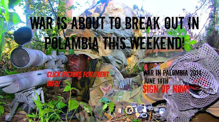 This Weekend @ Indy Airsoft : War in Palombia - 6.14.14 -  AIRSOFT NJ | Thumpy's 3D Airsoft & MilSim EVENTS NEWS ™ | Scoop.it