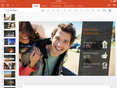 Microsoft PowerPoint for iPad | Digital Presentations in Education | Scoop.it