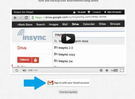 Cómo sincronizar los archivos adjuntos de Gmail con Google Drive o con Dropbox | TIC & Educación | Scoop.it