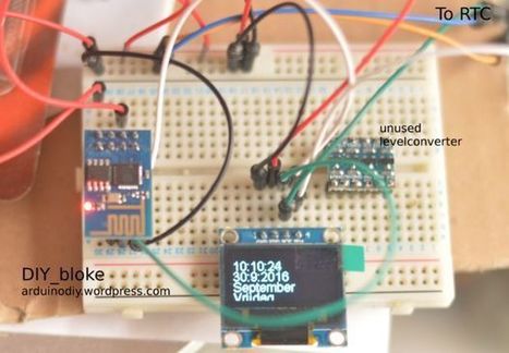 Adding an RTC and OLED to ESP8266-01 | Arduino, Netduino, Rasperry Pi! | Scoop.it