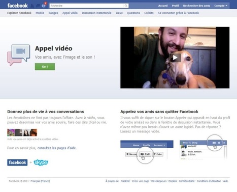 Facebook videochat : mode d’emploi | Time to Learn | Scoop.it