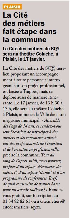 Plaisir - La Ville expérimente les &laqu...