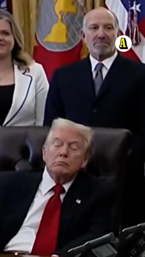 Här slumrar Donald Trump till under pressträffen | 1Uutiset - Lukemisen tähden | Scoop.it