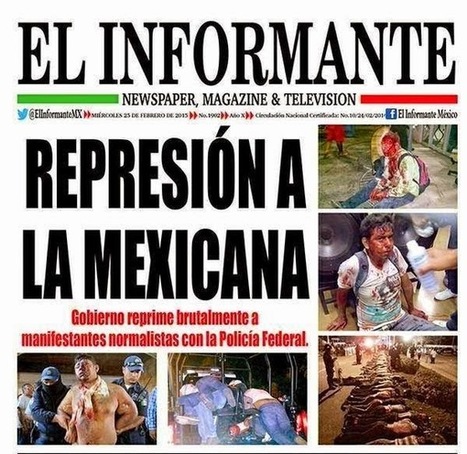 Violentas Detenciones en Manifestación #AccionGlobalporAyotzinapa por 43 estudiantes en México + 4 PROFESORA VIOLADAS por POLICIAS | La R-Evolución de ARMAK | Scoop.it