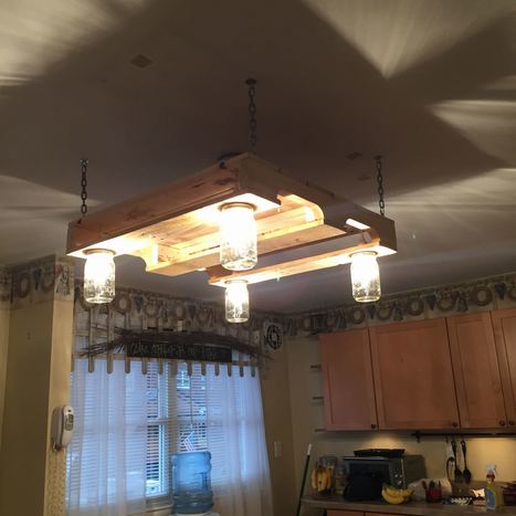Pallet Wood Kitchen Light | 1001 Pallets ideas ! | Scoop.it