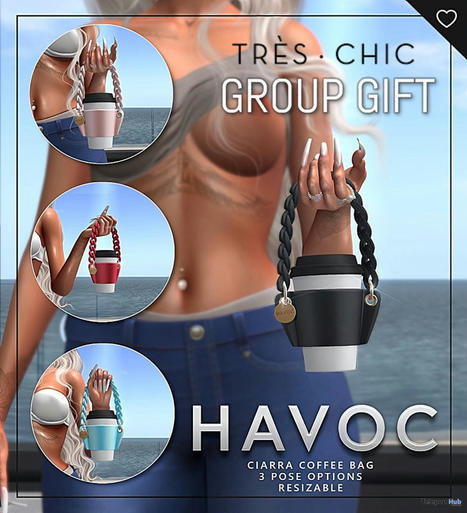Ciara Coffee Bag Tres Chic Event September 2022 Group Gift by HAVOC | Teleport Hub - Second Life Freebies | Second Life Freebies | Scoop.it