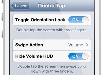 DoubleTap: toggle brightness and volume with double tap gestures | Jailbreak News, Guides, Tutorials | Scoop.it