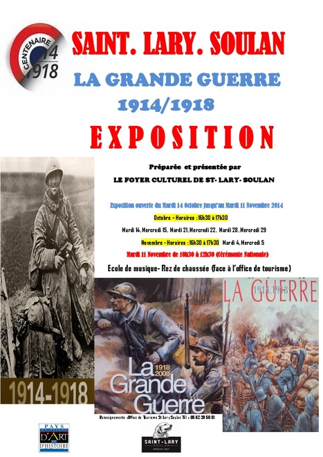 Saint-Lary : l'exposition sur la Grande Guerre  prolongée jusqu'au 11 novembre | Vallées d'Aure & Louron - Pyrénées | Scoop.it