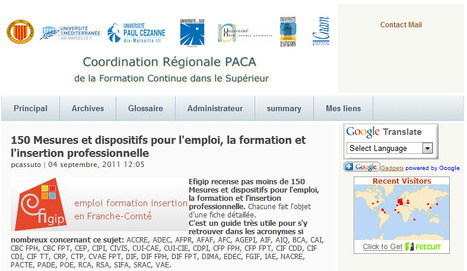 150 Mesures et dispositifs pour l'emploi, la formation et l'insertion professionnelle | Time to Learn | Scoop.it