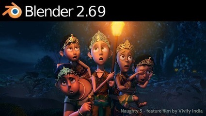 Blender 2.69 disponible en téléchargement, découvrez les nouvelles fonctionnalités du logiciel de modélisation 3D libre et open source | Education & Numérique | Scoop.it