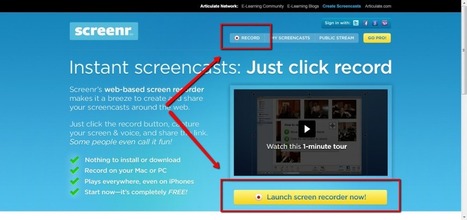 Screenr - web based screencasts | Digital Presentations in Education | Scoop.it
