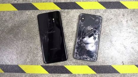 VIDEO: Samsung Galaxy S9 vs iPhone X Drop Test | Gadget Reviews | Scoop.it