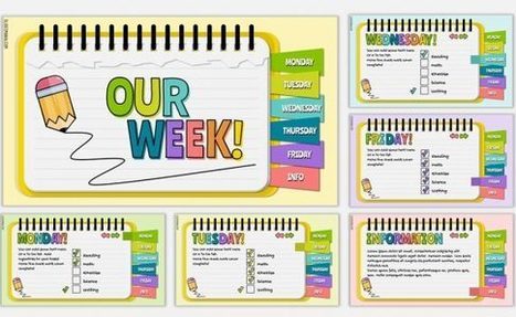 Weekly Planners free from SlidesMania  | Education 2.0 & 3.0 | Scoop.it
