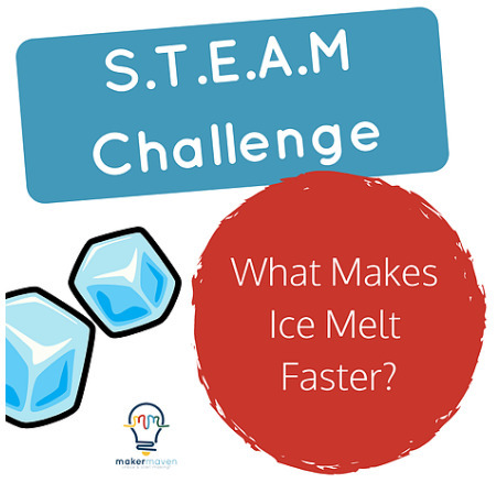 STEM Challenge - What Makes Ice Melt Faster? - MakerMaven | iPads, MakerEd and More  in Education | Scoop.it