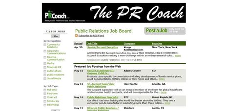 Public Relations Job Board - New PR Job Openings Daily | Public Relations & Social Marketing Insight | Scoop.it
