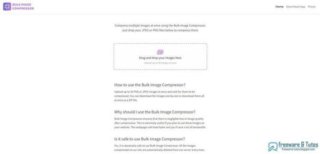 Bulk Image Compressor : un outil en ligne pour compresser les images par lots | Freewares | Scoop.it