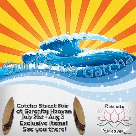 Surf’s Up Gatcha Event | Teleport Hub - Second Life Freebies | Teleport Hub | Scoop.it