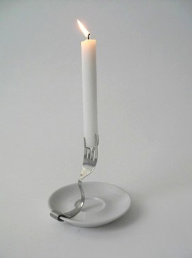 Old Fork As Candle Holder | 1001 Recycling Ideas ! | Scoop.it