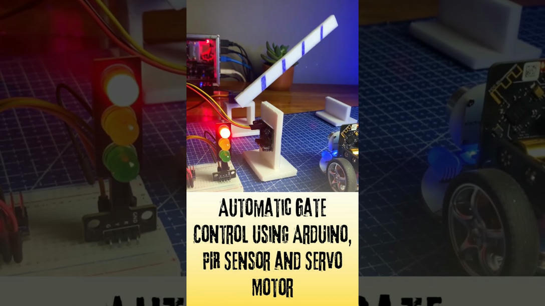 Automatic Gate Control Using Arduino, PIR Senso...