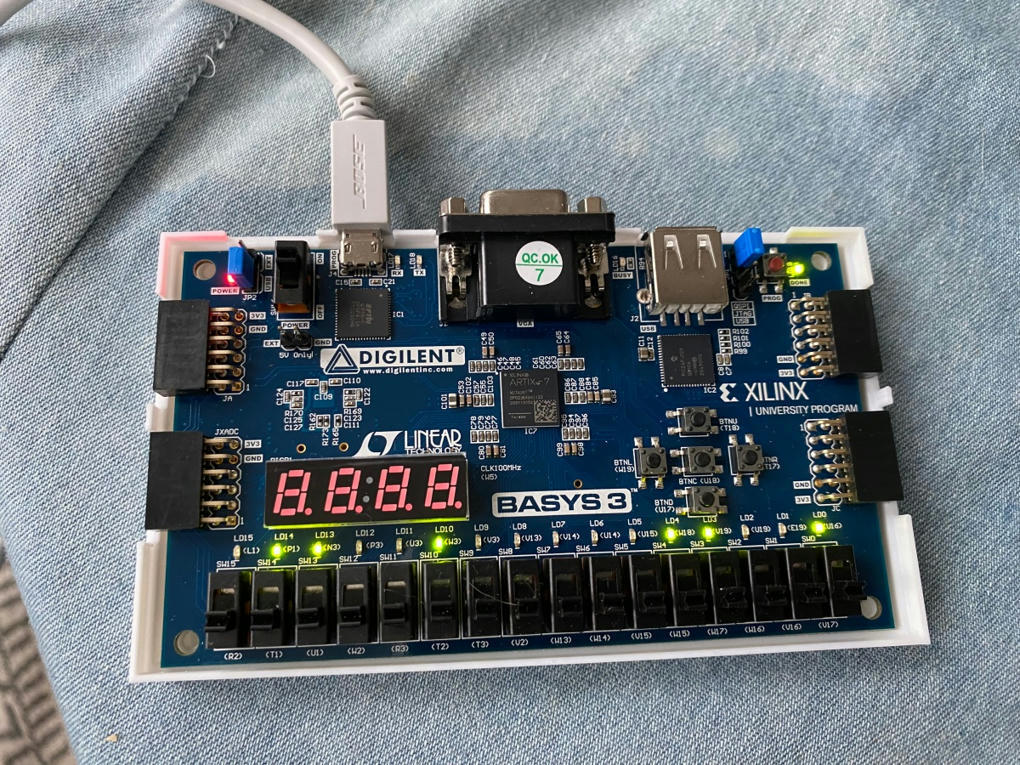 RISC-V on a Basys 3 FPGA Development Board | Ra...