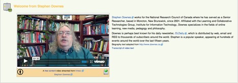 Video Signpost -  by Stephen Downes - WikiEducator | Digital Delights | Scoop.it