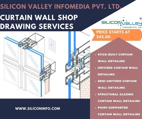 Curtain Wall Shop Drawing Services Firm | CAD Services - Silicon Valley Infomedia Pvt Ltd. | Scoop.it